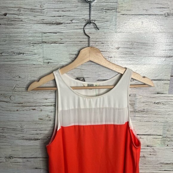 Bb Dakota orange white maxi dress size  medium - Picture 4 of 8